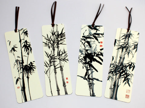 Bamboo Painting Bookmark Set