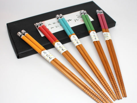 Panda Bamboo Chopstick Set
