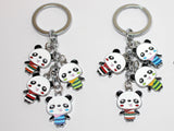 Cute Multi-Panda Keychain