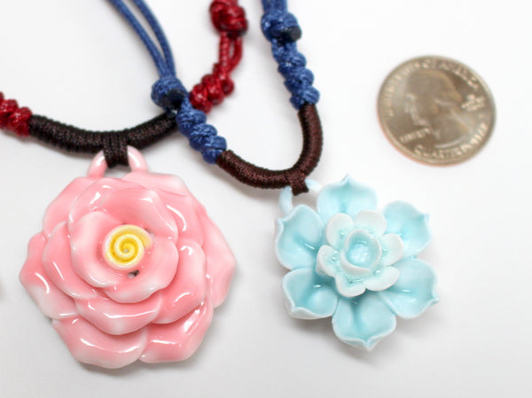 Hand-made Flower Necklace