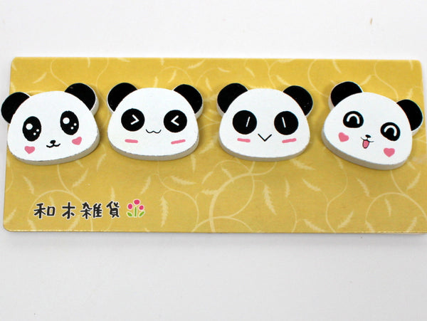 Panda Head Magnet (4 in 1 set)