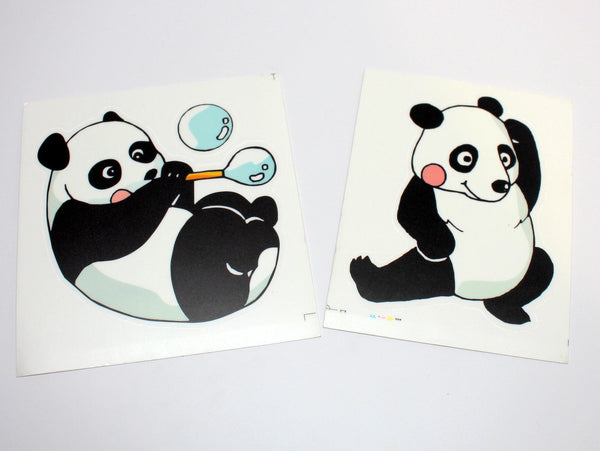 Cute Super-sized Color Panda Sticker