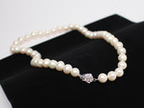 Stunning Authentic Pearl Necklace with .925 Silver Clasp