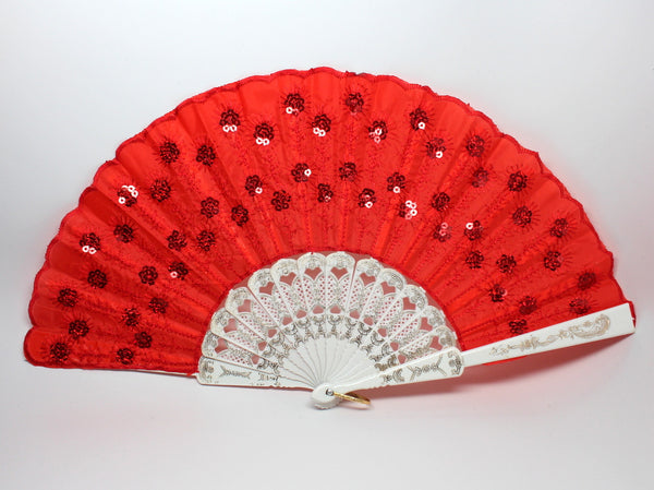 Enchanting Sequined Fan (Comes in Several Colors)
