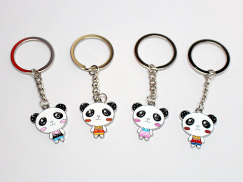 Cartoon Panda Solo Keychain