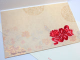 Blessing 3D Flower Happy New Year Card