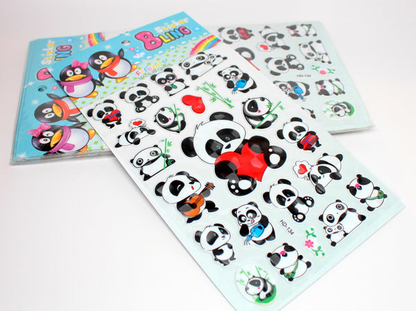 Puffy Panda Sticker Sheet